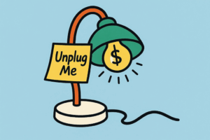Unplug devices when not in use to save energy