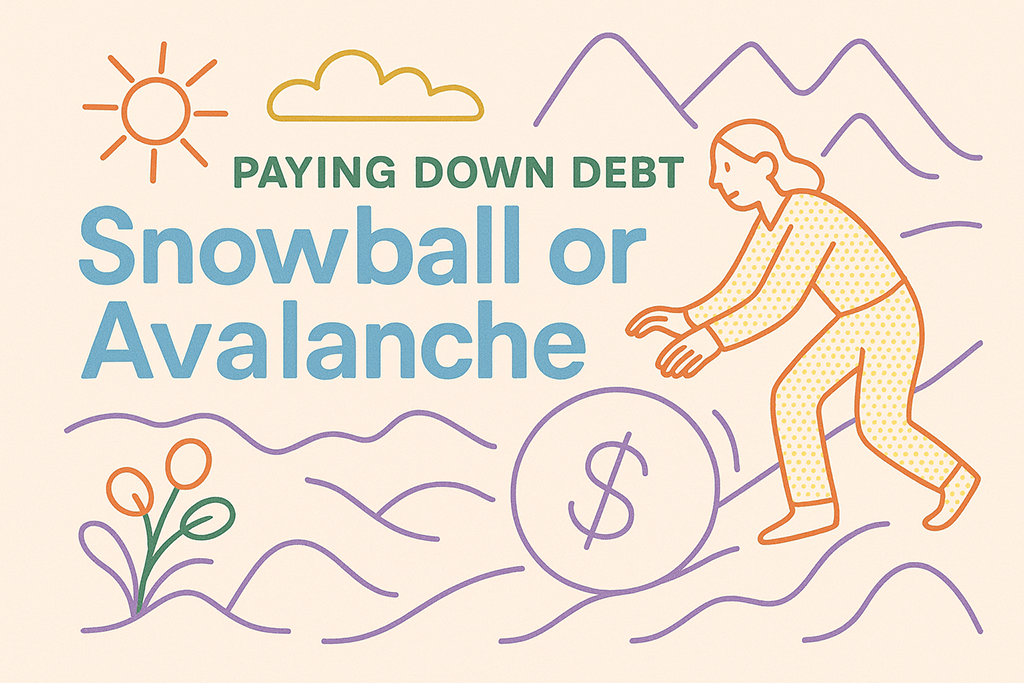 Paying down debt with the snowball or avalanche method